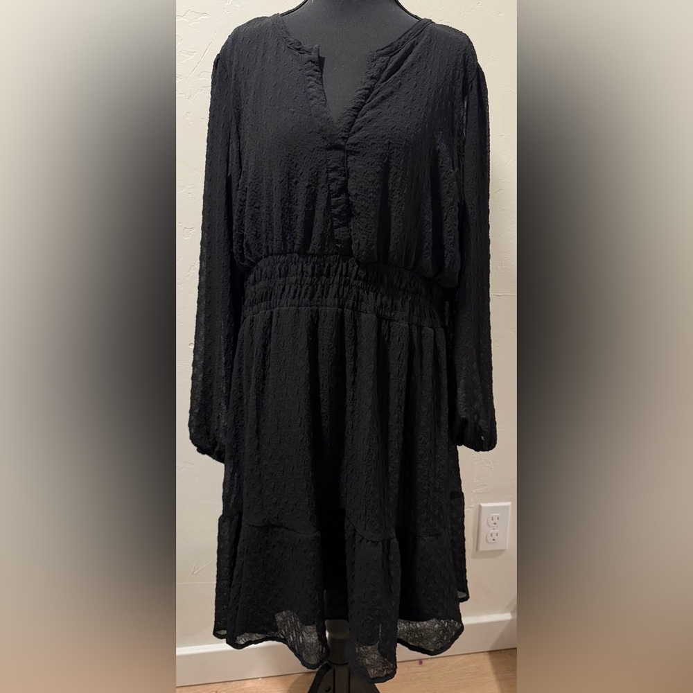 Elegant Maurice’s Black Textured Dress